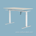 Home office industrial crank table Single Motor Height adjustable trestle table Sit To Standing Desk